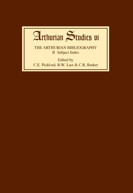 Book cover image for Arthurian Bibliography II ISBN: 9780859910996
